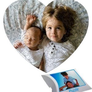 Puzzle personalizado con fotos forma de corazón