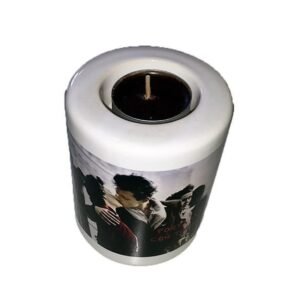 Porta velas personalizado con fotos grande