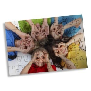 48pz Puzzle personalizado con fotos de madera 48pz