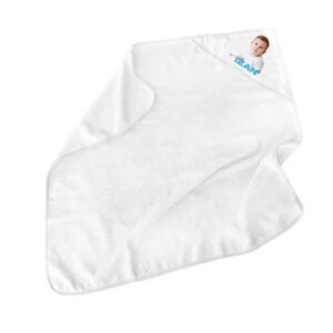 Toalla personalizada con fotos con capucha para bebé